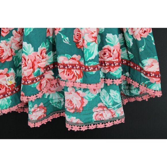 WILD FLOWERS DRESS POCKETFUL OF WONDER JUBILEE HIGH/LOW BALLET LONG SLEEVE SIZ 2 - Picture 4 of 7